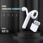 Aspor A616 TWS Bluetooth Earphones – Wireless AirPods with HD Sound