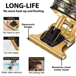 Wear WA-1950 Hair Trimmer – Rechargeable Cordless Grooming Tool