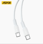 Aspor A083 100W Type-C to Type-C PD Fast Charging Cable for Laptop, Smartphone, and Tablet