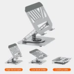Aspor A703 Adjustable Metal Laptop Stand – Portable Aluminum Alloy Ergonomic Holder for Laptops and Tablets