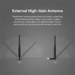 LB-LINK WN300AX AX300 WiFi 6 USB Adapter with high gain antenna for fast wireless internet