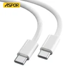 ASPOR A012 100W USB-C to USB-C 1200MM Fast Charging Data Cable