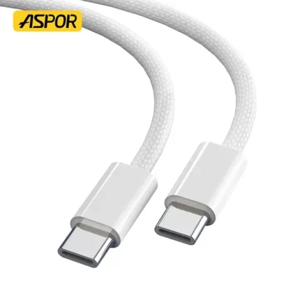 ASPOR A012 100W USB-C to USB-C 1200MM Fast Charging Data Cable
