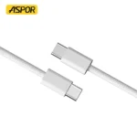 ASPOR A012 100W USB-C to USB-C 1200MM Fast Charging Data Cable
