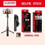 Plokama P66 Gimbal Stabilizer Stand Selfie Stick for Smartphones