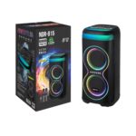 NDR-815 Portable Bluetooth Karaoke Speaker with wireless microphone and LED lights