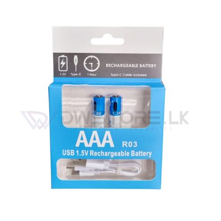GOOP R03 750mWh AAA rechargeable battery with USB Type-C port