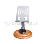 Metal Alloy Wood Design Multi Functional Desk Phone Stand