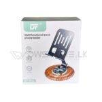 Metal Alloy Wood Design Multi Functional Desk Phone Stand