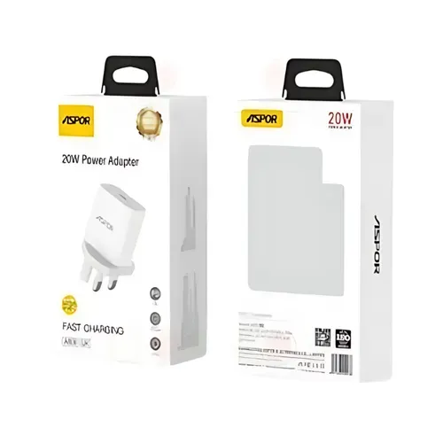 ASPOR A808 3-pin dock fast charging power adapter