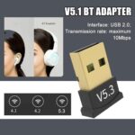 USB Bluetooth 5.3 Adapter for PC and Laptop