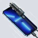 Aspor A909 car charger dual port USB and Type-C