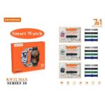 KW32 Max Series 10 smartwatch with seven straps