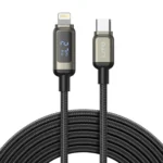 LITO LD15CL USB-C to Lightning 27W PD Fast Charge Cable with LED Display (100cm)