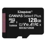 Kingston 128GB Class 10 microSD card with adapter