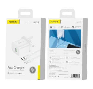 FONENG UK29 USB-A 18W Fast Charger
