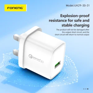 FONENG UK29 USB-A 18W Fast Charger