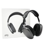 P9 wireless bluetooth headset in sleek black finish, over-ear design