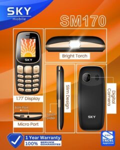Sky Mobile SM170 Dual SIM Keypad Phone Black Sri Lanka
