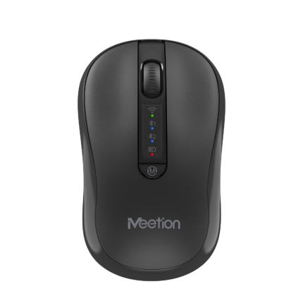 Meetion BTM185 2.4G Wireless and Bluetooth Silent Mouse Black Sri Lanka
