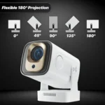 HY260 Pro Mini Portable Projector Native 1080p Android 11 White Sri Lanka