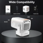 HY260 Pro Mini Portable Projector Native 1080p Android 11 White Sri Lanka