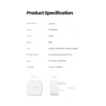 UGREEN CD137 20W Type-C PD Fast Charging Adapter UK Plug White Sri Lanka