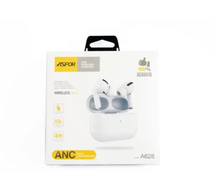 Aspor A628 True Wireless ANC Earbuds White Sri Lanka