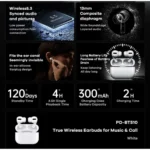 Remax PD-BT510 Bluetooth Wireless Earbuds AirPods Pro 2nd Gen Style Sri Lanka