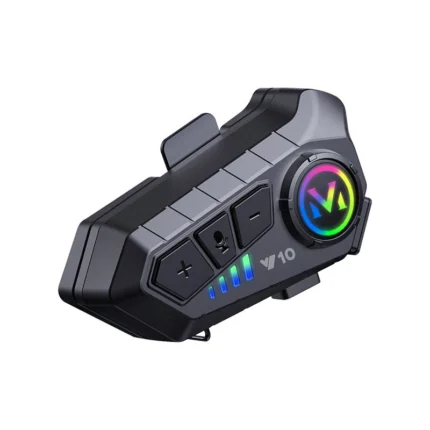 Y10 Motorcycle Helmet Bluetooth Headset with Mic and 1000mAh Battery