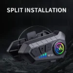 Y10 Motorcycle Helmet Bluetooth Headset with Mic and 1000mAh Battery