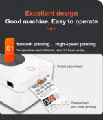 Milestone MHT-L9250 4-Inch Direct Thermal Shipping Label Printer with Bluetooth