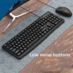 AOC KM151 Wired USB Keyboard and Mouse Combo Full Set Sri Lanka