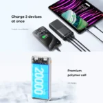 REMAX RPP-72 Fast Charging Power Bank 20000mAh Matte Black Sri Lanka