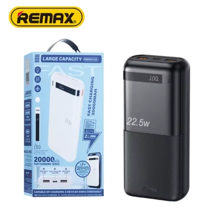 REMAX RPP-72 Fast Charging Power Bank 20000mAh Matte Black Sri Lanka
