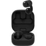 Sony LinkBuds Clip WF-LC900 open-ear wireless earbuds featuring a comfortable clip-on design, shown inside their matching charging case.