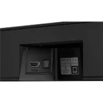 Sony BRAVIA Theater Bar 5 HT-B500 3.1 channel soundbar placed under a TV screen alongside its matching wireless subwoofer.