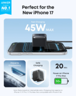 Anker Nano 45W USB-C fast charger adapter with USB-C to USB-C cable for sale in Sri Lanka.