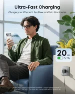 Anker Nano 45W USB-C fast charger adapter with USB-C to USB-C cable for sale in Sri Lanka.