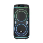 NDR-822 portable Bluetooth karaoke speaker with RGB LED lights and included wireless microphone in Sri Lanka.