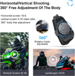 Q28 motorcycle helmet HD 1080P video recorder Bluetooth headset with waterproof housing and 1500mAh battery displayed in Sri Lanka.