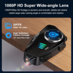 Q28 motorcycle helmet HD 1080P video recorder Bluetooth headset with waterproof housing and 1500mAh battery displayed in Sri Lanka.
