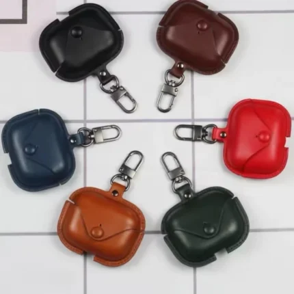 Anker Soundcore R50i NC and P30i shockproof leather protective case pouch with carabiner clip in Sri Lanka.